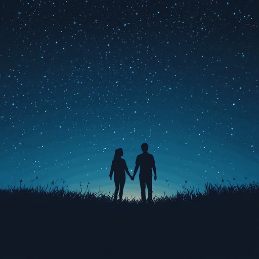 A gentle acoustic folk rock melody evokes long summer nights spent with a loved one, capturing the depth of intimacy and the warmth of tender moments under a starlit sky