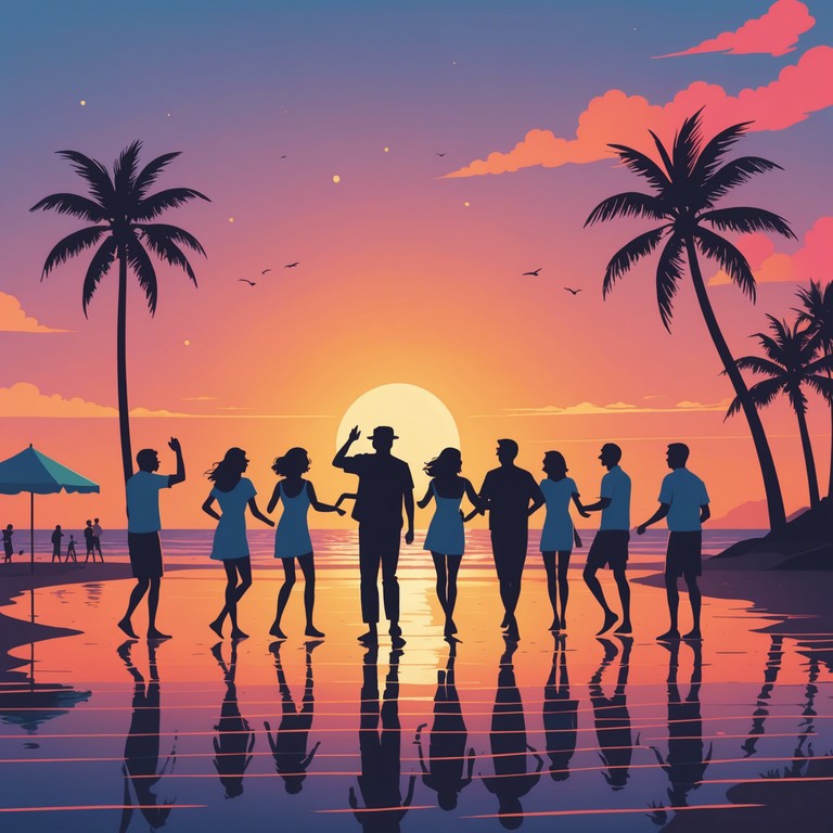 This track blends smooth, flowing melodies with the vibrant, energetic rhythms of dancepop. Perfect for evenings when you want to feel both relaxed and energized, it captures the essence of a perfect summer sunset party. Its harmonies are designed to uplift and invigorate, making it ideal for both intimate gatherings and larger, lively social scenes.