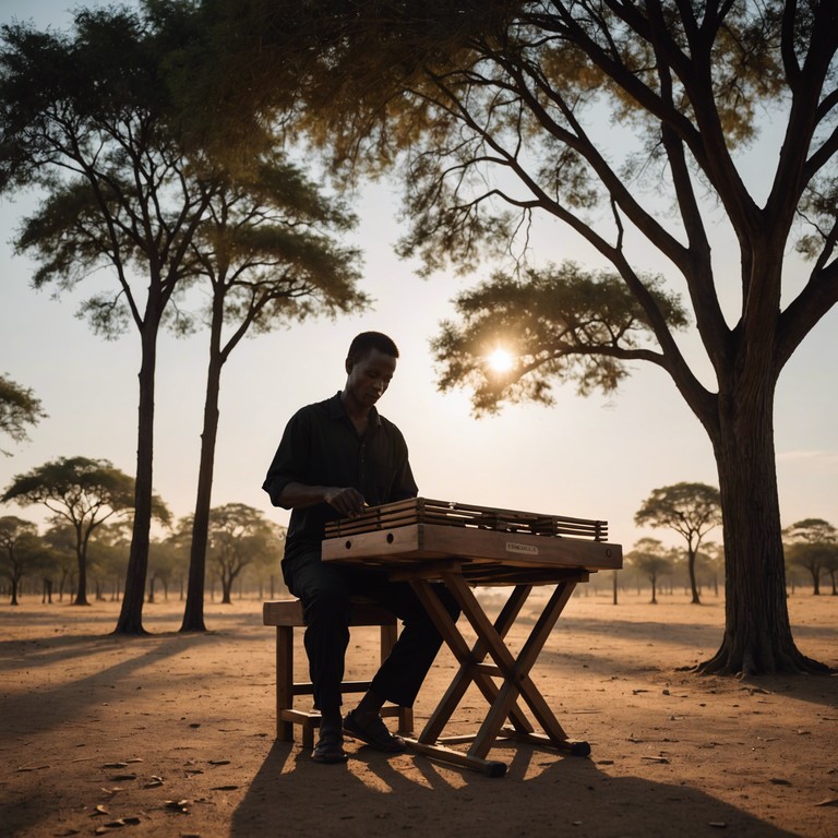 Imagine witnessing the first light of day cresting over the expansive african savannah, while tribal rhythms and contemporary beats slowly build a musical crescendo that embodies the spirit of a new day.