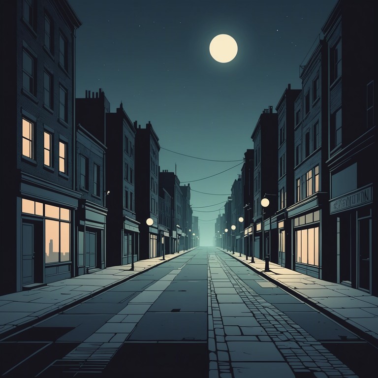 An instrumental piece that encapsulates the feeling of wandering alone through quiet, deserted city streets under a full moon. The track features ambient synths and a slow tempo, reflecting a sense of solitude and introspection.