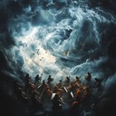 an instrumental opera piece capturing a storm's epic journey