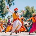 energetic dance rhythms meet traditional vibes