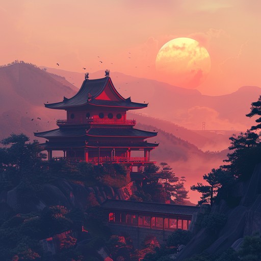 This serene fusion track merges ethereal oriental sounds with modern instrumental layers, creating an auditory sanctuary. Traditional chinese instruments, such as the guzheng, blend with soft synths and gentle percussion, radiating tranquility and a sense of peacefulness.