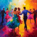 a lively tango bursting with cheerful melodies.