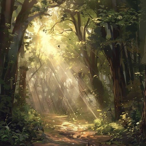 A serene, mystical track designed to invoke the tranquility of an enchanted forest. Gentle flutes intertwine with the serene ambiance of nature, creating a relaxing and magical atmosphere. Perfect for meditation, relaxation, or dreaming. The melody flows seamlessly, capturing the essence of a peaceful woodland filled with wonders.