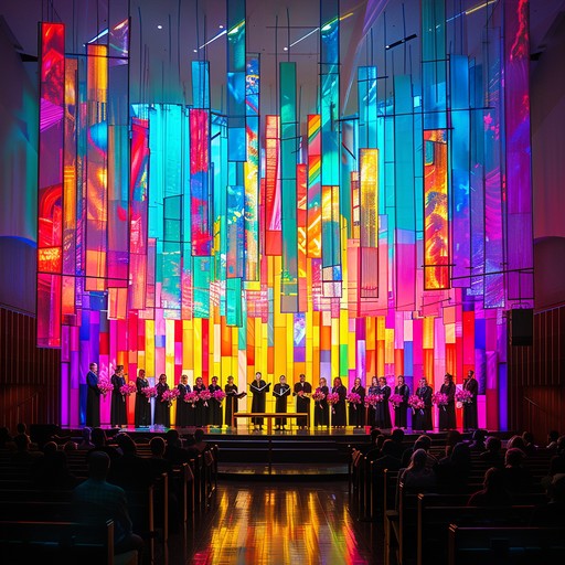 Immerse yourself in an energetic and soulful gospel track featuring powerful organ melodies and dynamic choir harmonies. This composition promises to uplift spirits with its vibrant and joyful soundscape.