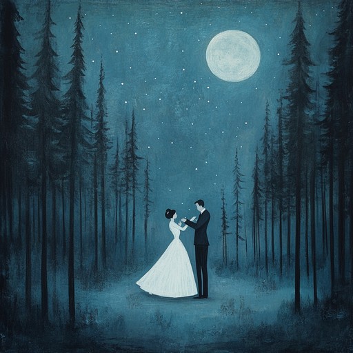 This instrumental piece captures the essence of a romantic, dramatic waltz danced under the enchanting glow of moonlight. The melody seamlessly blends classical elegance with cinematic tension, using sweeping orchestral layers and poignant crescendos. It's perfect for evoking tales of love, loss, and timeless beauty.