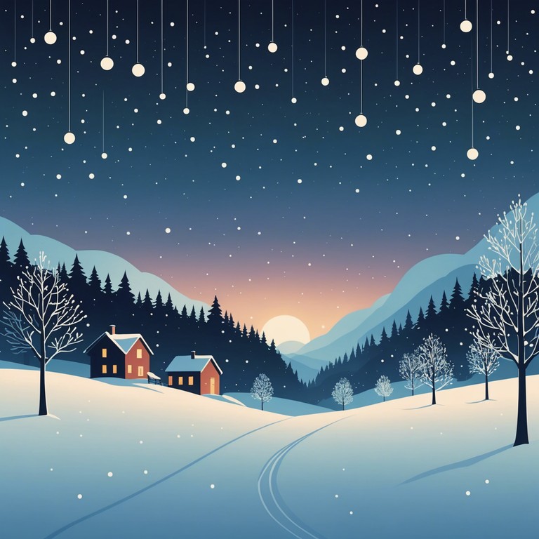 Imagine a quaint winter scene where gentle snow falls and holiday lights twinkle. This track provides the perfect backdrop, with a music box playing softly, weaving classic holiday tunes into a tapestry of festive cheer.