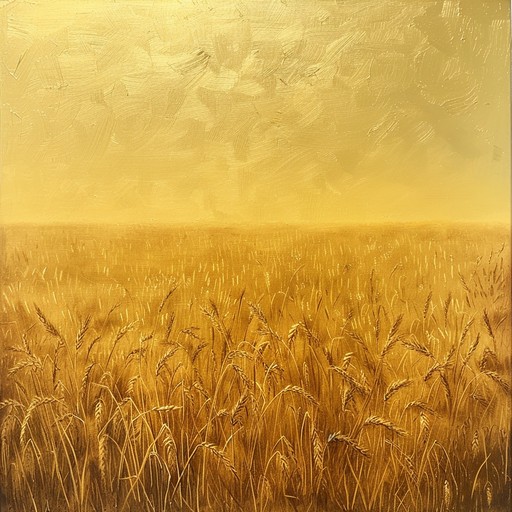 Picture yourself walking through an endless field of golden wheat, as the warm summer breeze gently sways the crops back and forth. The sun is setting on the horizon, casting a beautiful orange glow across the landscape. This instrumental piece captures the essence of a serene and nostalgic countryside scene, with its soothing melodies and laid-back rhythms.