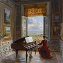 melancholy whispers through ancient harpsichord melodies