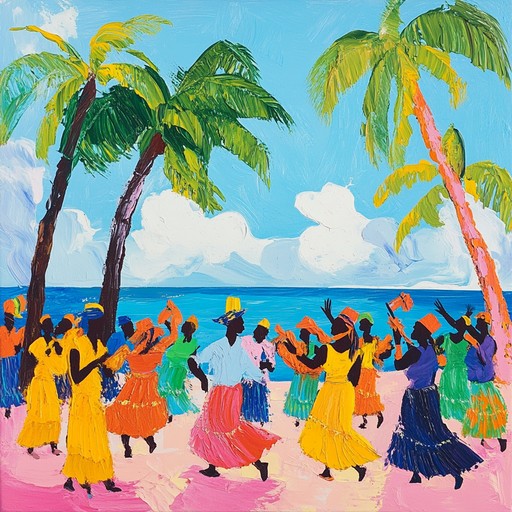 This track embraces the essence of a tropical paradise, blending lively salsa rhythms and vibrant percussion to evoke a cheerful and sunny atmosphere. The interplay of brass and congas paints a vivid picture of a relaxing, carefree day on a sun kissed island, filling listeners with a sense of joy and inspiration