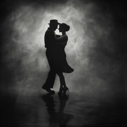 Envision a dimly lit ballroom, candles flickering as couples engage in a passionate, slow tango. The music captures the essence of secrecy and the thrill of a forbidden dance, weaving sensuality with a hint of melancholy.