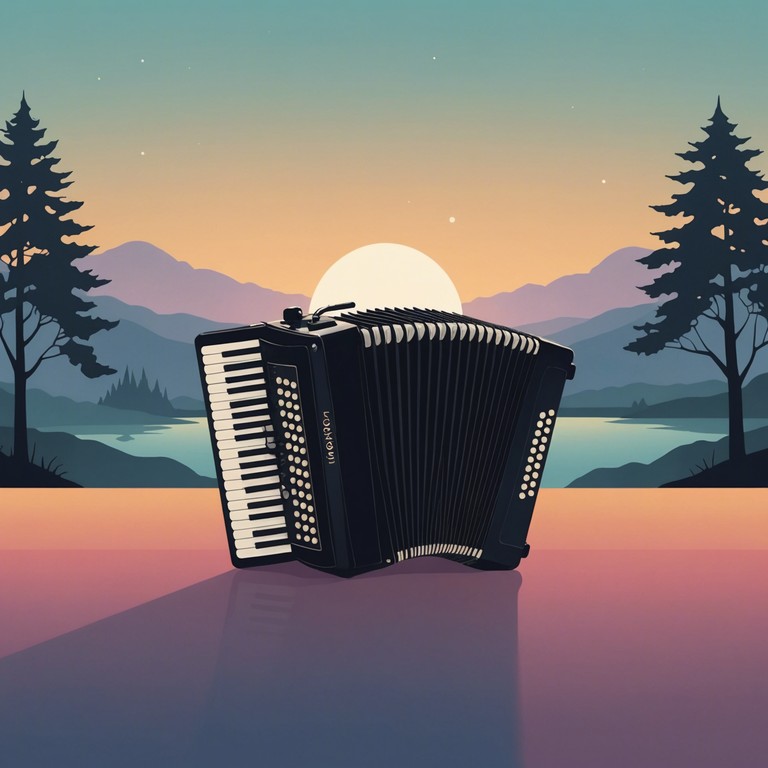 Exploring the contrast between upbeat tempos and melancholic themes, this song uses the accordion's expressive capabilities to delve into feelings of joy intertwined with sadness, echoed in a series of reflective and haunting melodies.