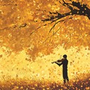 a gentle waltz capturing memories of lost love in autumn.