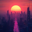 upbeat synthwave beats radiating hope and inspiration