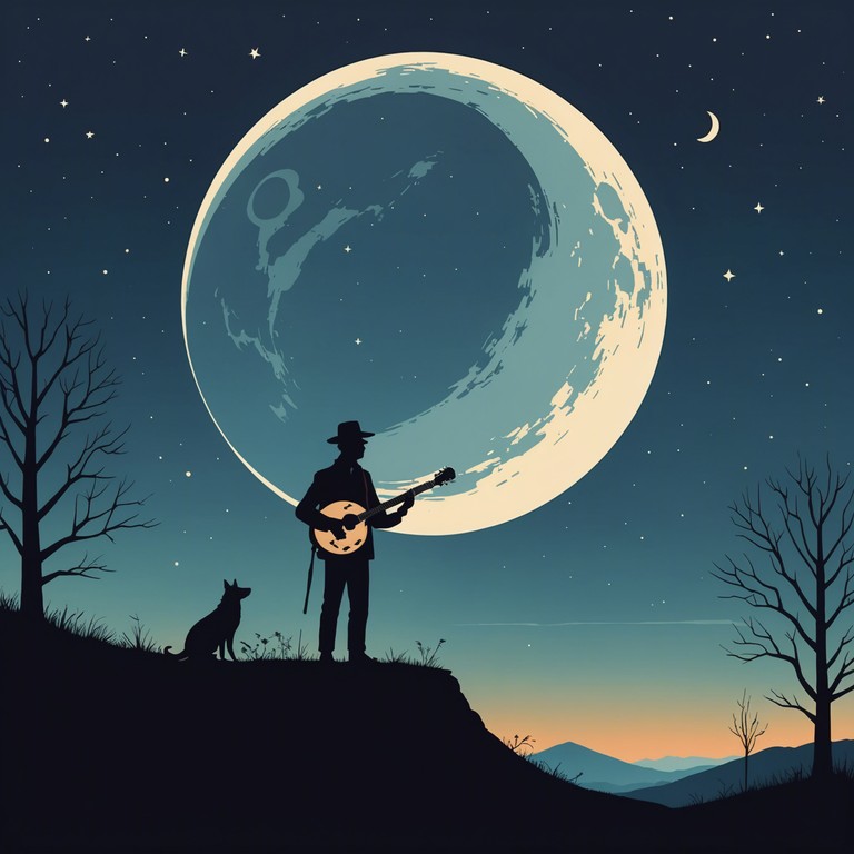 This track is an acoustic journey into the darker side of appalachian music, using the banjo's piercing twangs to pull listeners into a chilling narrative of ancient myths and whispering shadows.