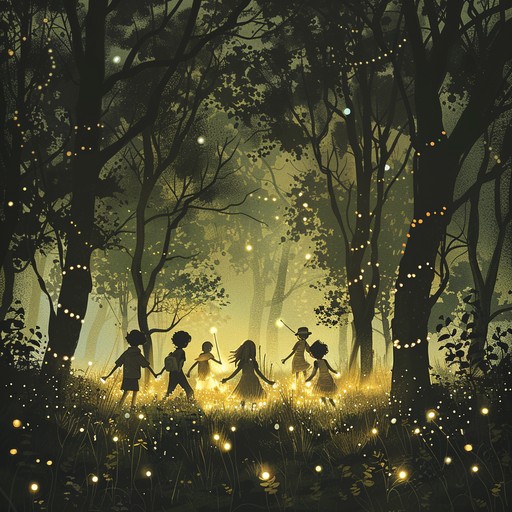 An enchanting instrumental piece with playful tunes that lead children through a magical forest of mythical creatures and wondrous discoveries, perfectly capturing the imagination.