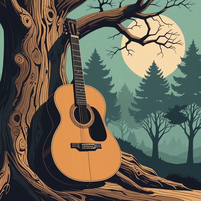 Imagine sitting under an ancient oak, the light filtered through leaves, a gentle tune playing that intertwines with the very soul of the forest. This song invites listeners to experience the deep calm and ancient wisdom encapsulated within nature, carried through the soothing strums of a classical guitar.