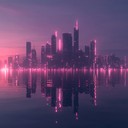 tranquil synth layers creating futuristic and reflective soundscapes