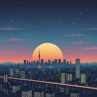 calm, melodic tunes blending modern tokyo vibes.