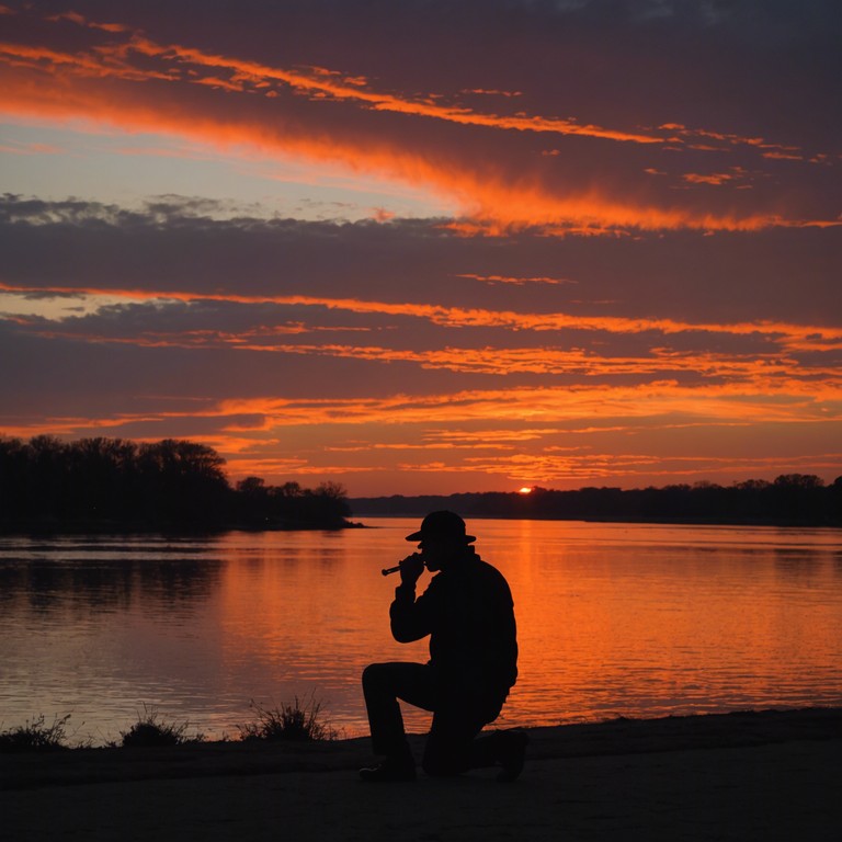 Immerse yourself in the soulful echoes of whispers of the delta, a track that combines traditional blues elements with profound narratives of pain, endurance, and the timeless spirit of the mississippi delta. This song employs the melancholy wails of the harmonica to underscore tales of age old resilience and deep rooted emotions, channeling the raw, unfiltered essence of classic blues through every note.