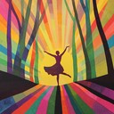 an energetic piece expressing joy of dancing in sunlight