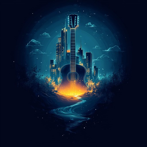 A dynamic track fusing synth melodies with folk rock guitar riffs, bridging the future and tradition.
