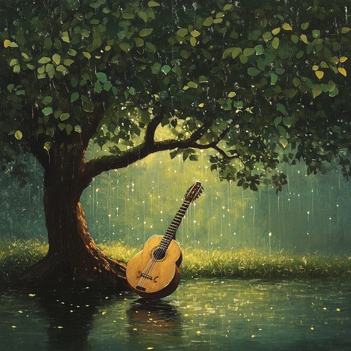 An evocative piece featuring the sarod, recalling the bittersweet memories of a rainy monsoon day. The melody, steeped in hindustani classical traditions, meanders with soft plucks and gentle rhythms, painting vivid images of nostalgia, joy, and longing. The composition navigates through varied raga expressions to bring forth a poignant and reflective ambiance.