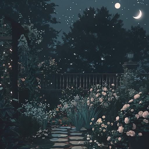 A serene k pop instrumental that captures the intimate moments of a moonlit garden. Soft and delicate touches of the piano create an atmosphere of romance and tranquility. The gentle rhythm and soothing melodies evoke emotions of love and tenderness. Each note is crafted to reflect the subtle beauty of a quiet, star lit night, making listeners feel as though they are walking through an enchanted garden.