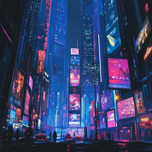 A journey through neon lit cityscapes where the lines between technology and organic life blur, painting a picture of a future both intriguing and haunting. Haunting melodies merge with pulsating beats to evoke a realm beyond imagination