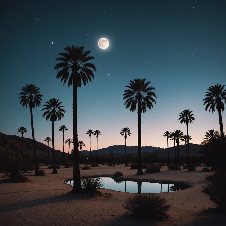 A track that encapsulates the mysterious allure of the desert night, combining ethnic instruments with a sultry tone to evoke the serenity and enigmatic appeal of an oasis under a starlit sky. Traditional melodies intertwine with modern sensibilities to create a soundscape that is both ancient and contemporary.