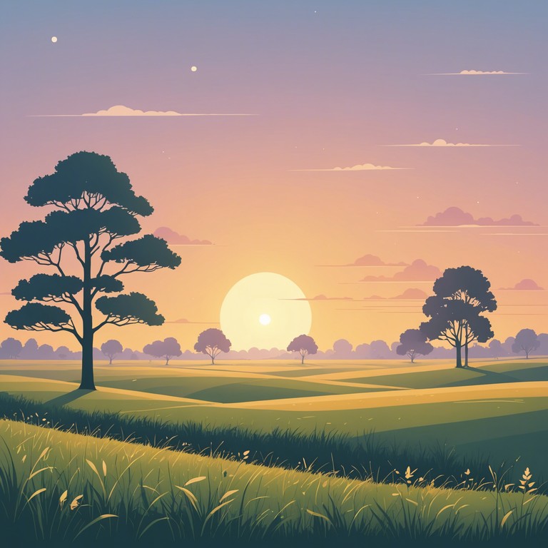 This composition captures the essence of a gentle sunrise, featuring soothing harmonies that evoke a sense of renewal and quiet joy. The music progresses softly, enveloping the listener in a blanket of warmth and hopeful anticipation for the day ahead.