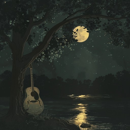 Dive into this instrumental where a tender blues rock guitar leads the way, crafting a serene and romantic atmosphere under a tranquil, moonlit night. Perfect for moments of quiet reflection, it captures the essence of love and nostalgia with its melodic charm and gentle cadence.