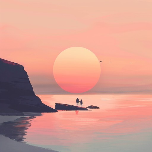 A tranquil and gentle track combining soft synth pads with delicately articulated melodies, capturing the essence of a serene sunset. The soothing beats and ambient textures evoke a dreamlike state, perfect for relaxation and contemplation. A tranquil and gentle track combining soft synth pads with delicately articulated melodies, capturing the essence of a serene sunset. The soothing beats and ambient textures evoke a dreamlike state, perfect for relaxation and contemplation.