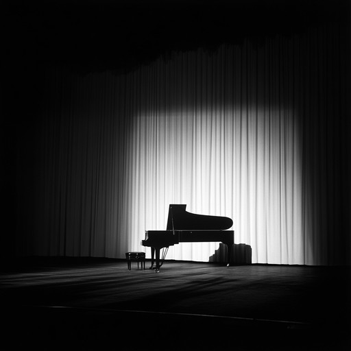 This instrumental piece captures the mysterious aura of a broadway theater after dark, blending haunting melodies with dramatic undertones to unveil the secrets hidden behind the curtains.