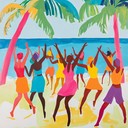 an upbeat instrumental rumba perfect for summer parties