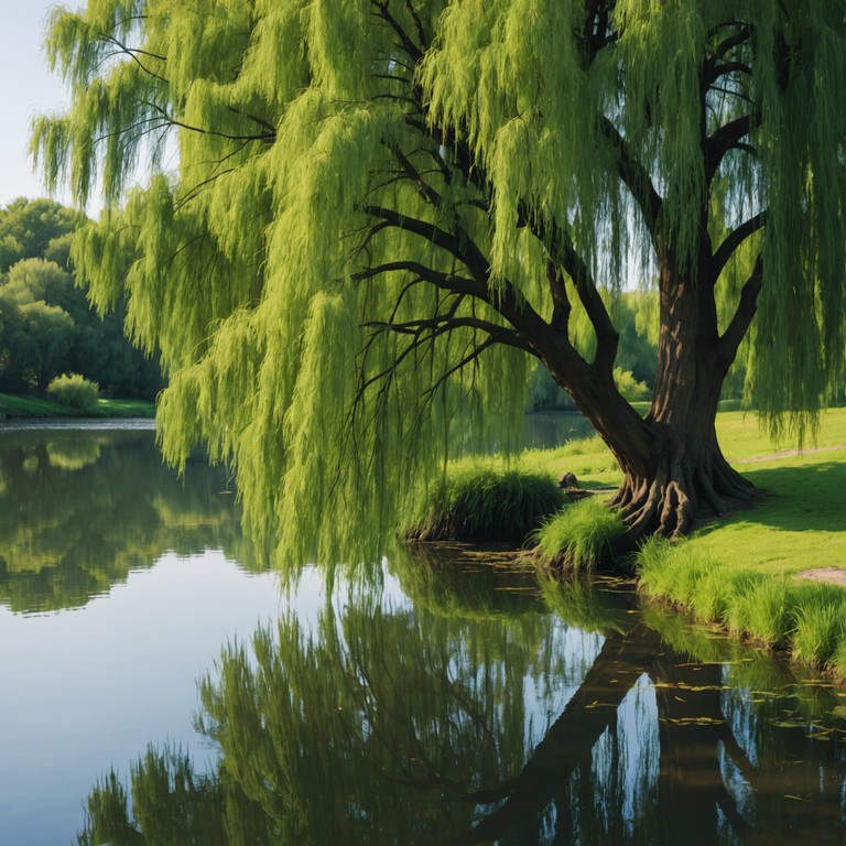 A gentle composition that features soft, echoing piano notes reminiscent of a serene willow tree swaying in the gentle breeze. Designed to bring peace and tranquility to its listeners, this piece merges minimalistic influences with contemporary classical touches to create a soothing auditory experience.