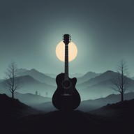 guitar echoes piercing the somber silence.