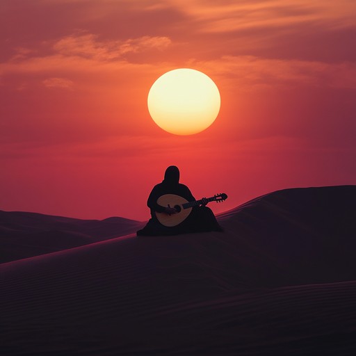 An instrumental piece that blends traditional middle eastern melodies with modern orchestration, capturing the essence of time passing through deserts and ancient cities. The composition builds tension and emotion, taking listeners on a sonic journey through history and landscapes.