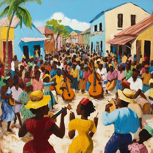 An energizing instrumental reggae tune alive with joyful rhythms, evoking the festive spirit of a lively jamaican celebration, perfect for uplifting moods.