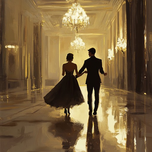 An enchanting instrumental waltz that evokes the spirited energy of dancers whirling through a twilight lit ballroom. The melody captures the interplay of fading daylight and emerging night, blending warmth and excitement in a harmonious flow.