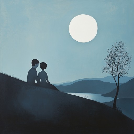 Exquisitely composed instrumental piece featuring tender melodies from a grand piano, gently accompanied by soft strings. This track captures the delicate beauty of a moonlit night shared by lovers, heightening the emotional depth of any romantic scene with its warm and heartfelt ambiance.