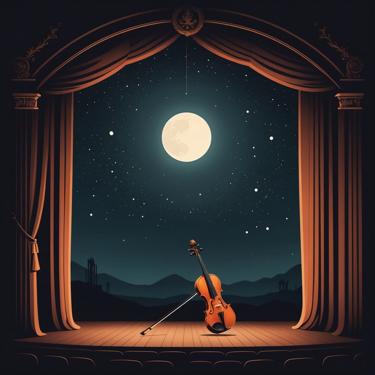 In an abandoned theater, the spirit of a forgotten opera star manifests through haunting melodies. An orchestra pit, filled with spectral musicians, plays a score that tells a tale of lost love and eternal yearning. The music captures the essence of a bygone era, wrapped in the mystery and romance of the operatic world.