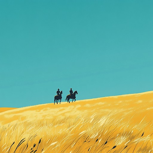 A lively instrumental that embodies the happiness and freedom of exploring the western plains, featuring upbeat rhythms and melodies that evoke images of sunny days and joyful rides across open landscapes