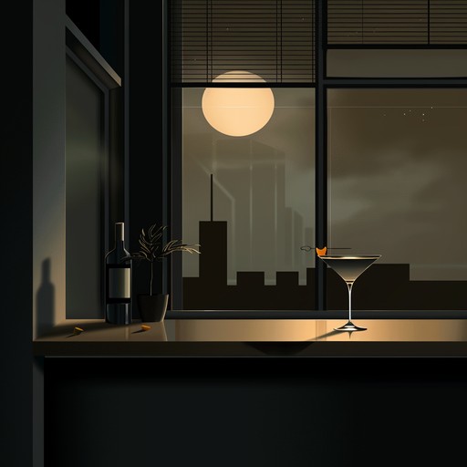 A mellow and sophisticated jazz piano instrumental perfect for sipping martinis in a dimly lit lounge late at night. Slow, sultry piano melodies float over a soft brushed drum beat and a deep, warm upright bass holding down the low end. Occasional trumpet and saxophone solos weave in and out, adding touches of bluesy soul to the laid back arrangement.