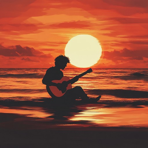 Feel the gentle rhythms of a calming samba as it transports you to a serene sunset on a tropical beach, with soothing melodies and relaxed tempo offering a perfect escape from daily stress