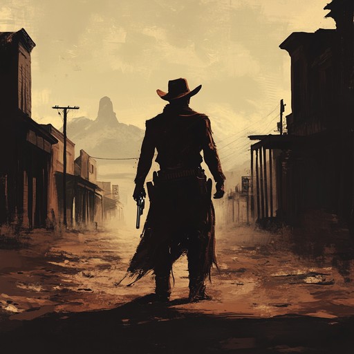 A powerful and evocative instrumental that takes listeners on a journey through the rugged landscapes of the wild west. Featuring soaring melodies and dynamic crescendos, it paints a vivid picture of cowboys, open plains, and high stakes duels in a lawless land.