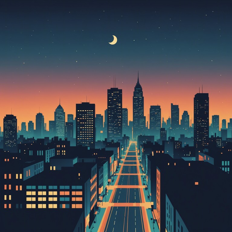 This alternate track captures the same late night city vibe but focuses more on the whispers of the city at night, portrayed through softer dynamics and a focus on wind instruments alongside bass, making it more introspective and subtly intense.