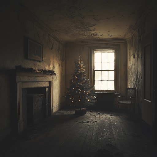 A composition intertwining eerie bell chimes with dissonant strings creates an unsettling vibe. The melody crescendos, evoking a sense of mounting dread, countered by fleeting moments of festive cheer