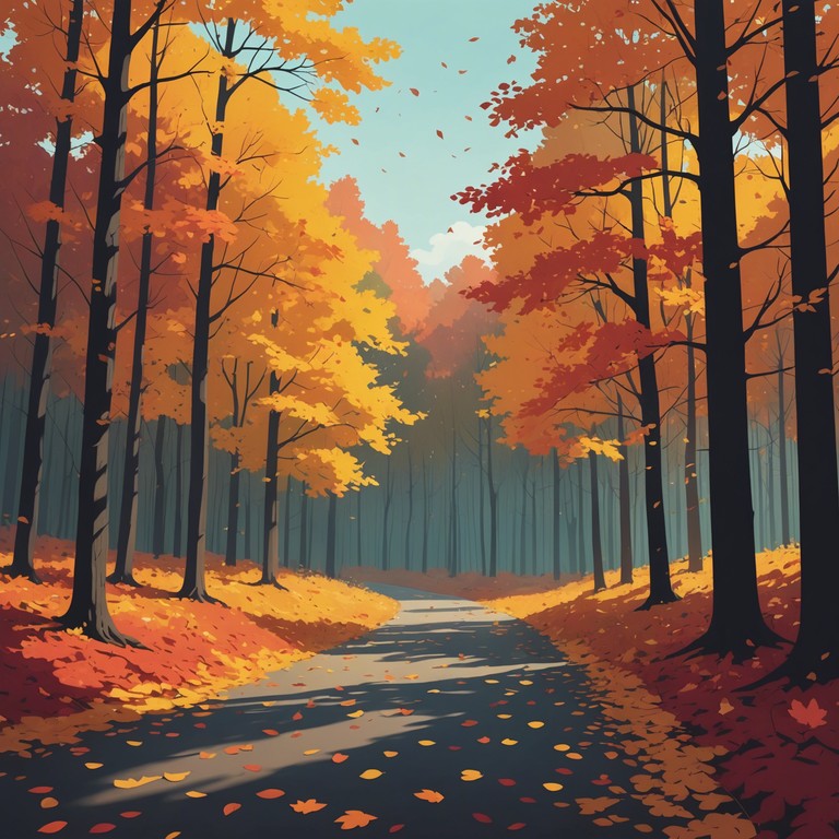 The composition uses a solo piano to capture the quiet, melancholic beauty of falling leaves in autumn. Each note reflects a leaf gently descending, symbolizing change and transition, enveloped in a somber yet beautiful ambient soundscape.